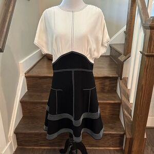 Derek Lam Black and White Dress
